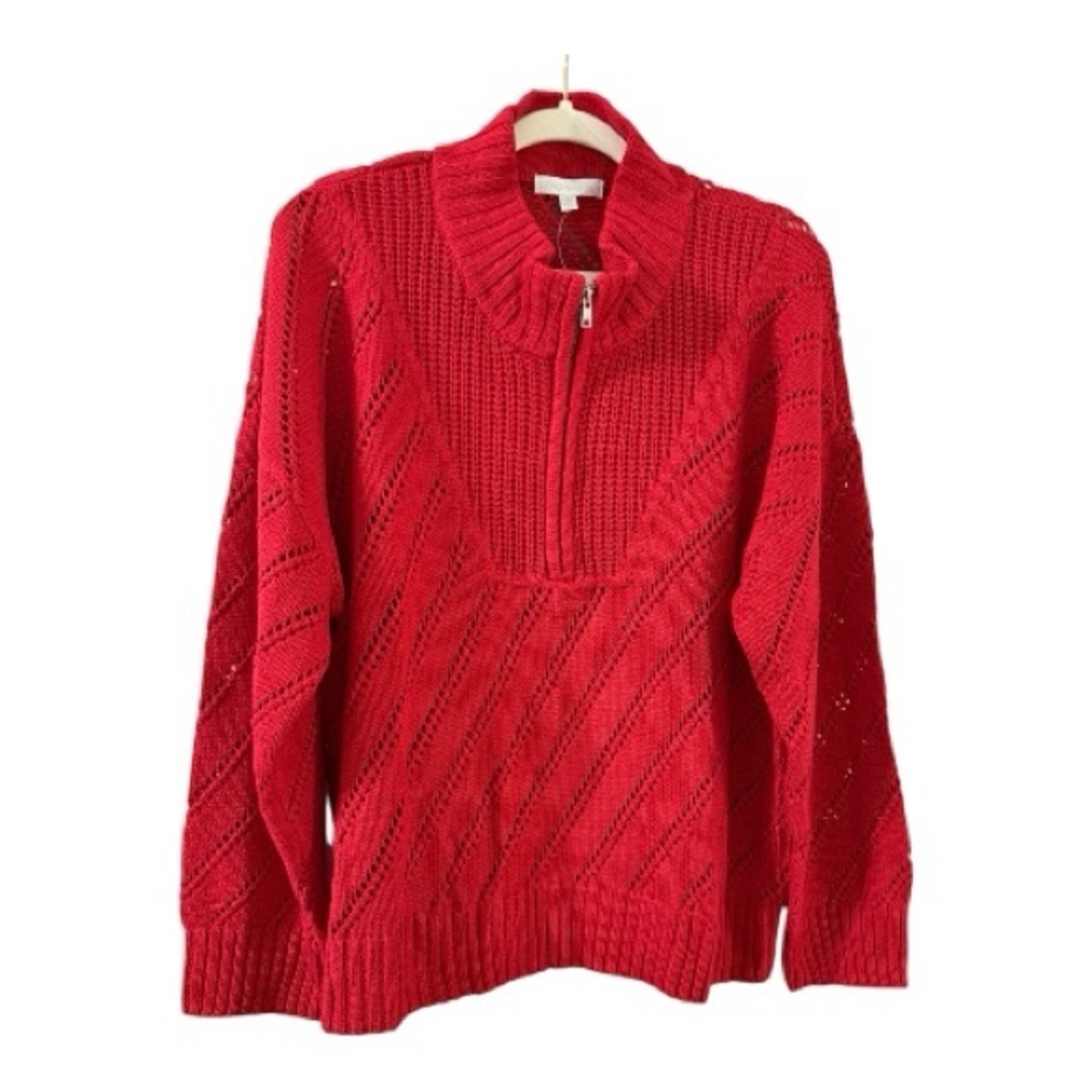 Design History 3/4 Zip Knit Sweater – Size XL